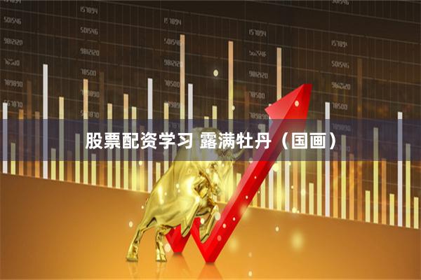 股票配资学习 露满牡丹（国画）